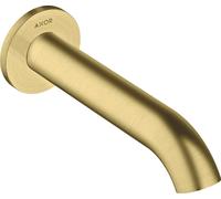 hansgrohe AXOR Uno bec de baignoire, coudé, saillie 178mm, 38411950, Couleur: laiton brossé
