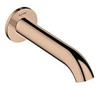 hansgrohe Axor Uno bec de bain 38411300 projection 178mm, courbé, avec rosace, montage mural, or rouge poli