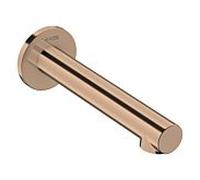 hansgrohe Axor Uno bec de bain 45410300 projection 175mm, droit, avec rosace, montage mural, or rouge poli
