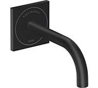 hansgrohe Axor Uno électronique mitigeur lavabo 38119670 encastré, avec sortie 165mm, pour montage mural, noir mat