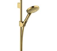 hansgrohe AXOR Uno² ensemble de douche avec douchette à main Raindance Select S 120 3jet, 27987990, Couleur: Optique en or poli