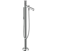 hansgrohe AXOR Uno Mitigeur bain douche AXOR Uno, posé au sol, Zerogriff, saillie 244mm, 45416800, Couleur: Acier inoxydable Optic