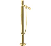 hansgrohe AXOR Uno Mitigeur bain douche AXOR Uno, posé au sol, Zerogriff, saillie 244mm, 45416950, Couleur: laiton brossé