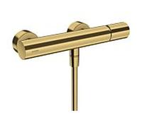 hansgrohe AXOR Uno Mitigeur monocommande de douche pour montage en saillie Zerogriff, 1 consommateur, 45600250, Couleur: Optique or brossé