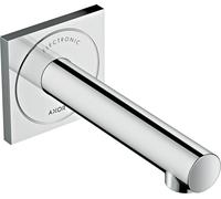 hansgrohe AXOR Uno mitigeur de lavabo électronique encastré, montage mural 160, saillie 225mm, 45110000, Couleur: chrome
