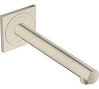 hansgrohe AXOR Uno mitigeur de lavabo électronique encastré, montage mural 220, saillie 225mm, 45111820, Couleur: Brushed Nickel
