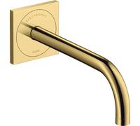 hansgrohe AXOR Uno Mitigeur de lavabo, électronique, encastré, saillie 225mm, alimentation secteur, 38120990, Couleur: Optique en or poli