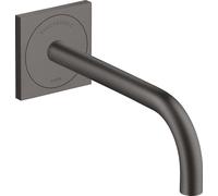 hansgrohe AXOR Uno Mitigeur de lavabo, électronique, encastré, saillie 225mm, alimentation secteur, 38120340, Couleur: Chrome noir brossé