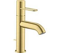 hansgrohe Axor Uno mitigeur lavabo 38023950 saillie 127mm, avec poignée en arc, tirette garniture de vidange , laiton brossé