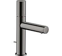 hansgrohe Axor Uno mitigeur lavabo 45001330 projection 123mm, avec poignée zéro, tige de traction garniture de vidange , chrome noir poli