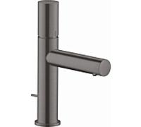 hansgrohe Axor Uno mitigeur lavabo 45001340 projection 123mm, avec poignée zéro, tige de traction garniture de vidange , chrome noir brossé