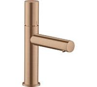 hansgrohe Axor Uno mitigeur lavabo 45002310 projection 123mm, avec poignée zéro, garniture de vidange déverrouillable, or rouge brossé