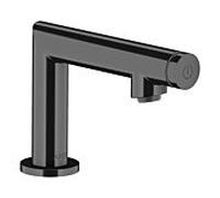 hansgrohe Axor Uno robinet à pilier 45130330 projection 109mm, sans garniture de vidange , chrome noir poli