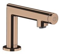 hansgrohe AXOR Uno Select 80 Vanne d'arrêt hansgrohe AXOR Uno Select 80, sans vidange à clapet, raccordement eau froide, saillie 109mm, 45130300, Couleur: Rouge poli or