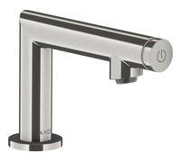 hansgrohe AXOR Uno Select 80 Vanne d'arrêt hansgrohe AXOR Uno Select 80, sans vidange à clapet, raccordement eau froide, saillie 109mm, 45130800, Couleur: Acier inoxydable Optic