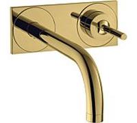Hansgrohe hansgrohe Axor Uno Set de montage complet Mitigeur lavabo encastré, poignée à broche, PL, H 165 mm, po g Quantité:1