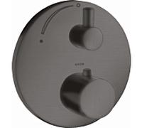 hansgrohe AXOR Uno² Thermostat AXOR Uno² encastré avec robinet d'arrßªt, 1 consommateur, 38700340, Couleur: Chrome noir brossé