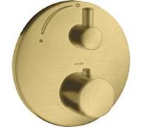 hansgrohe AXOR Uno² Thermostat AXOR Uno² encastré avec robinet d'arrßªt, 1 consommateur, 38700950, Couleur: laiton brossé