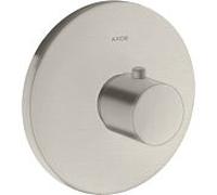 hansgrohe Axor Uno set de finition 38715800 thermostat encastré, aspect acier inoxydable