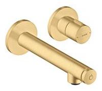 hansgrohe Axor Uno set de montage final 45112250 mitigeur lavabo encastré , avec saillie 158mm, optique or brossé