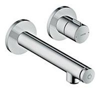 Hansgrohe hansgrohe Axor Uno Select Mitigeur lavabo encastré, bec 158 mm, aspect inox Quantité:1