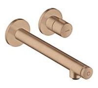 hansgrohe Axor Uno set de finition 45113310 mitigeur lavabo encastré , avec saillie 221 mm, or rouge brossé