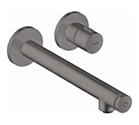 hansgrohe Axor Uno set de finition 45113340 encastré mitigeur lavabo , avec saillie 221mm, chrome noir brossé