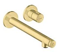 hansgrohe Axor Uno kit de montage final 45113950 mitigeur lavabo encastré , avec saillie 221mm, laiton brossé