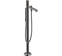 hansgrohe AXOR Uno Mitigeur bain douche AXOR Uno, posé au sol, Zerogriff, saillie 244mm, 45416330, Couleur: Chrome noir poli
