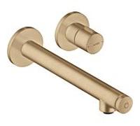 hansgrohe Axor Uno set de montage de finition 45113140 mitigeur lavabo encastré , avec saillie 221 mm, bronze brossé