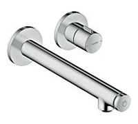 hansgrohe Axor Uno set de montage de finition 45113800 mitigeur lavabo encastré , avec saillie 221 mm, aspect acier inoxydable