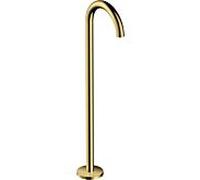 hansgrohe Axor Uno set de montage final 38412990 bec de baignoire sur pied, courbé, saillie 226 mm, optique or poli