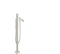 hansgrohe Axor Uno set prêt à monter 38442800 mitigeur bain-marie, sur pied, avec poignée étrier, aspect inox
