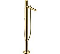 hansgrohe AXOR Uno Mitigeur bain douche AXOR Uno, posé au sol, Zerogriff, saillie 244mm, 45416990, Couleur: Optique en or poli