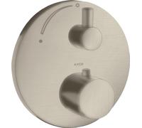 hansgrohe AXOR Uno² Thermostat AXOR Uno² encastré avec robinet d'arrßªt, 1 consommateur, 38700820, Couleur: Nickel brossé