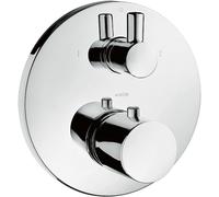 hansgrohe AXOR Uno² Thermostat AXOR Uno² encastré avec robinet d'arrßªt et inverseur, 2 consommateurs, 38720000, Couleur: chrome