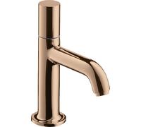 hansgrohe AXOR Uno vanne verticale, sans garniture de vidage, raccordement eau froide, saillie 100mm, 38130300, Couleur: Rouge poli or