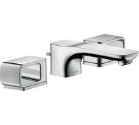 hansgrohe AXOR Urquiola mitigeur lavabo 3 trous DN15 avec rosaces, 11041140, Couleur: Bronze brossé