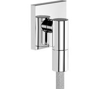 hansgrohe AXOR Wall outlet Fine Raccord mural carré, 36738000, Couleur: chrome