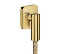 hansgrohe AXOR Wall outlet Fine raccord mural softsquare, 36739990, Couleur: Optique en or poli