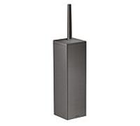 Hansgrohe Axor Porte-brosse WC Universal rectangulaire 42655340, chrome noir brossé, mural