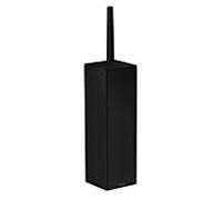 Hansgrohe Porte-brosse WC Axor Universal Rectangulaire 42655670, mural, noir mat, avec couvercle