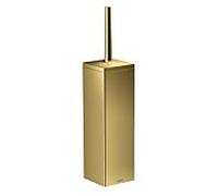 Hansgrohe Brosse WC Axor Universal Rectangulaire 42655990 – Montage mural à visser – Or poli