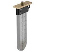 hansgrohe baignoire 28010140 bronze brossé, carré, pour rebord de baignoire et de carrelage