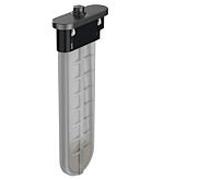hansgrohe baignoire 28020340 ovale, pour montage sur rebord de baignoire ou de carrelage, chrome noir brossé
