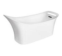 hansgrohe baignoire Axor Urquiola 180 x 62,4 cm, autoportante, fonte minérale, blanche