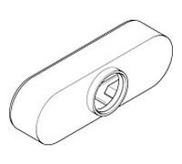 hansgrohe baignoire u. Mitigeur de douche pour installation apparente 13983480 Capot Axor jaune