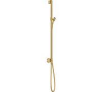 hansgrohe Axor One barre de douche 48792250 avec raccordement mural, flexible de douche 1600mm, optique or brossé