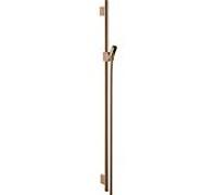 hansgrohe Axor Uno barre de douche 27989300 900mm, avec flexible de douche 1600mm, or rouge poli