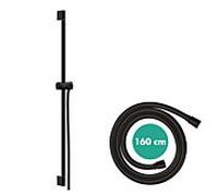 hansgrohe Barre de douche Unica 24401670 959mm, noir mat